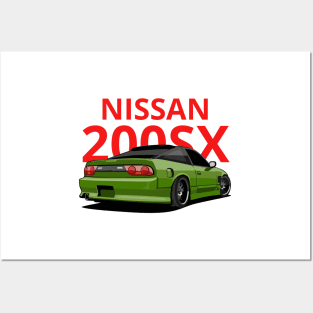 nissan 200sx Posters and Art